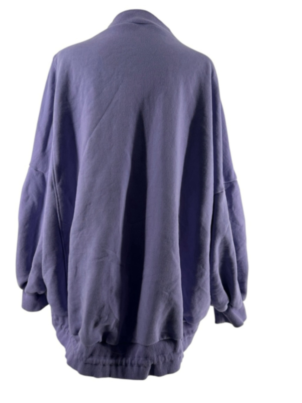 NAP Loungewear Oversized purple Pullover Sweatshirt Drawstring Hem Size XL - Picture 6 of 12